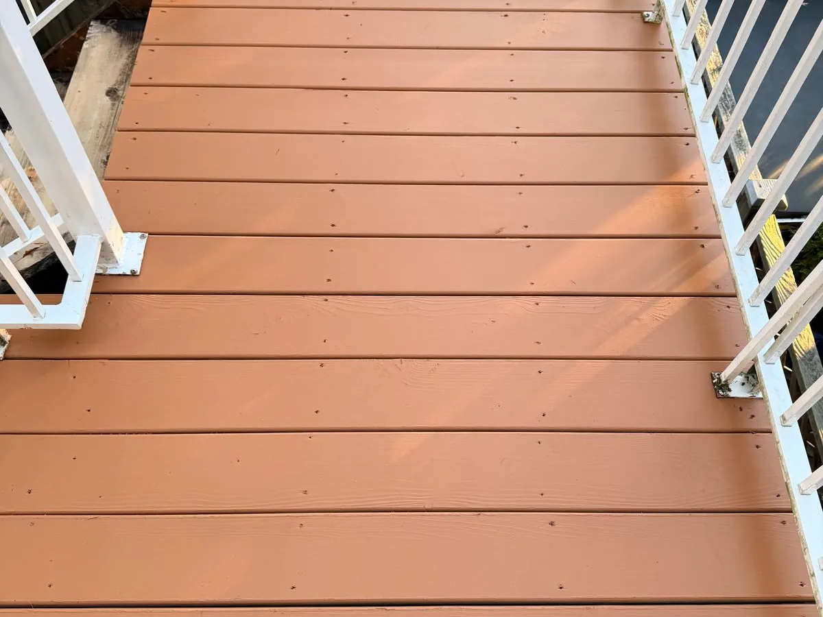 Deck after