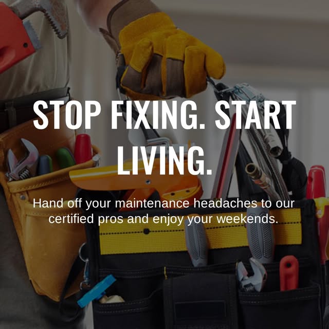 Stop fixing. Start living 🛠️