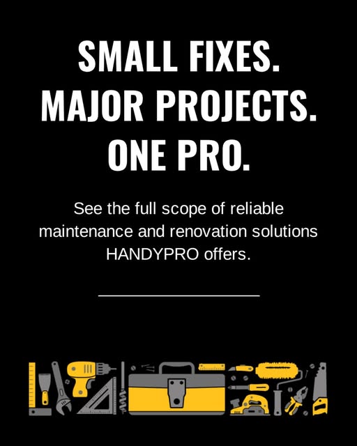 Small fixes. Major projects. One pro 🔧